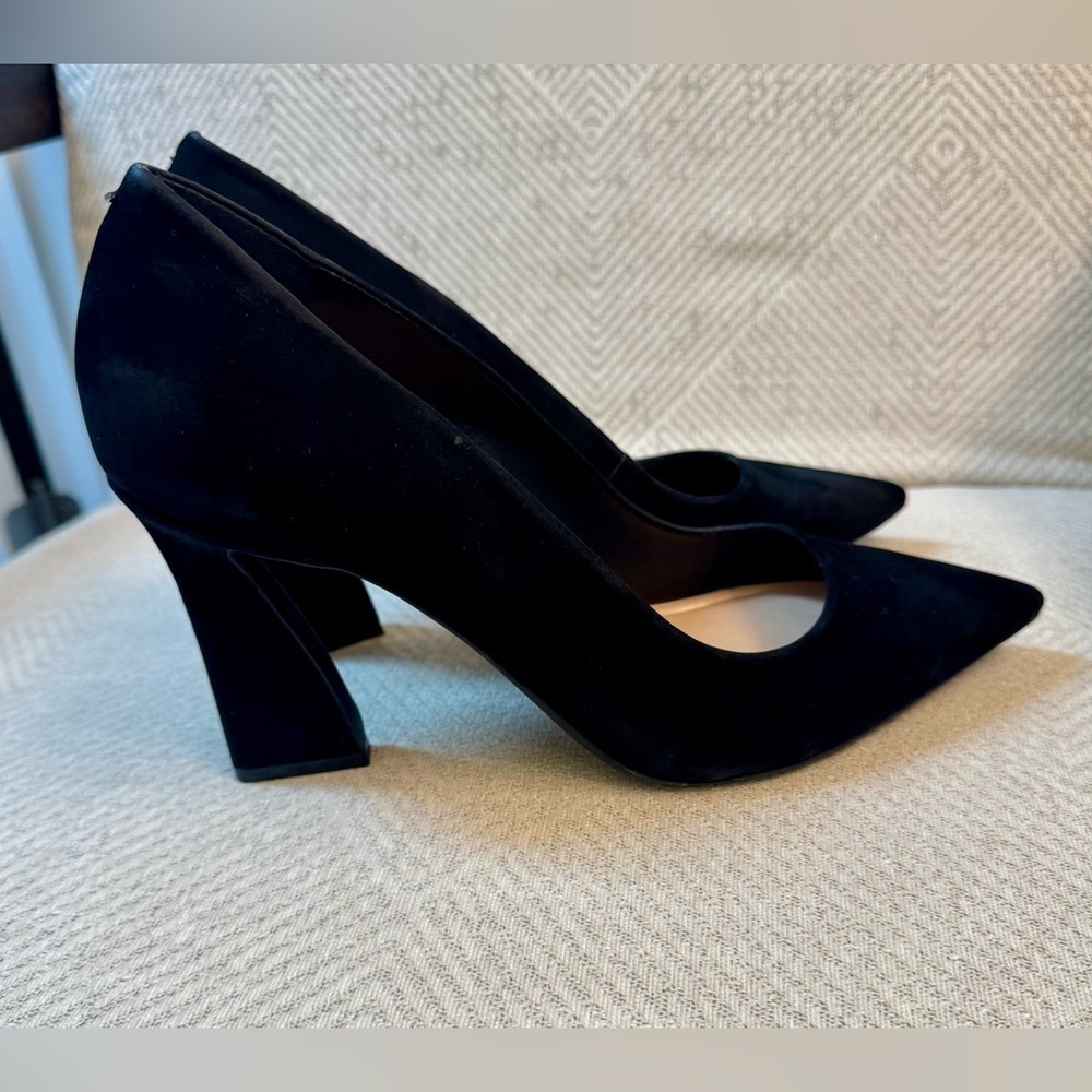 GB Self-Made Nubuck Pointed Toe Pumps 9.5 - Picture 8 of 9